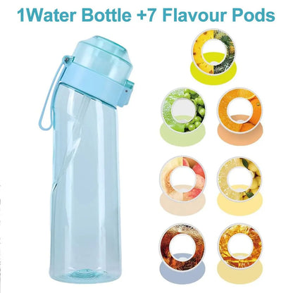 Aroma-Wasserflasche 650ml – Mit 7 Frucht-Pods