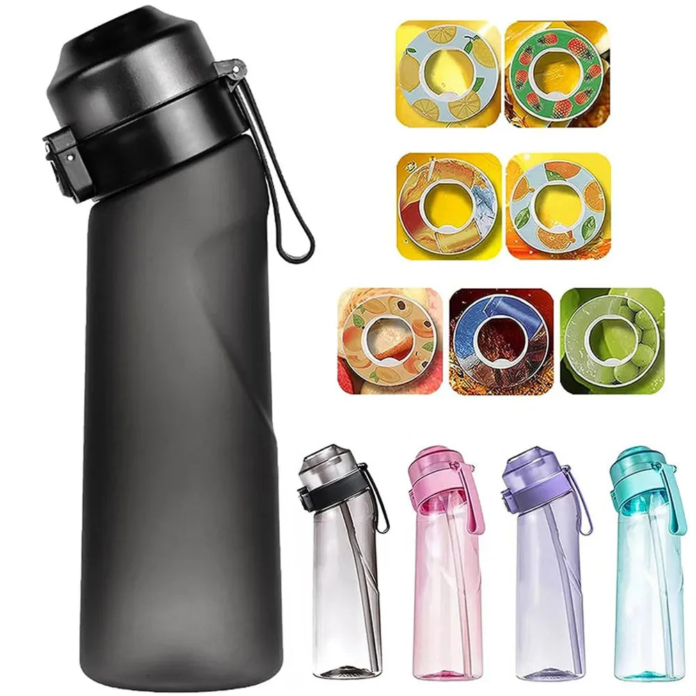 Aroma-Wasserflasche 650ml – Mit 7 Frucht-Pods