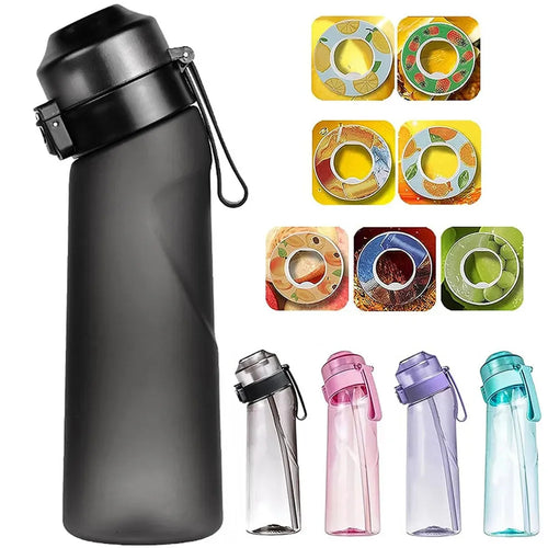 Aroma-Wasserflasche 650ml – Mit 7 Frucht-Pods