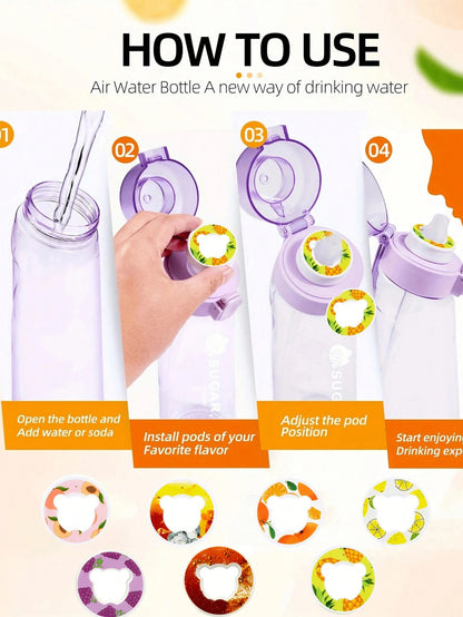AromaPods für 650ml Wasserflasche (5er oder 7er Set)