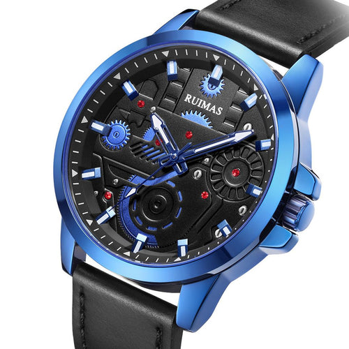 RUIMAS Watches Men's Casual Sport Watches Luxury Military Quartz Wrist Watch Chronograph ​Waterproof Man Clock Montre Homme 307-10