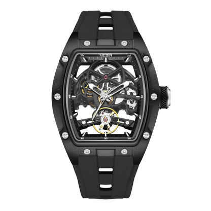 MEGIR Original Fashion Men Watches Automatic Mechanical Watch Steel Case Sport Skeleton Dial Wristwatch Waterproof Clock Reloj Hombre 2242-17