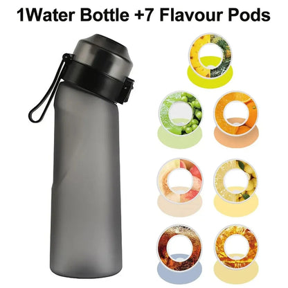 Aroma-Wasserflasche 650ml – Mit 7 Frucht-Pods