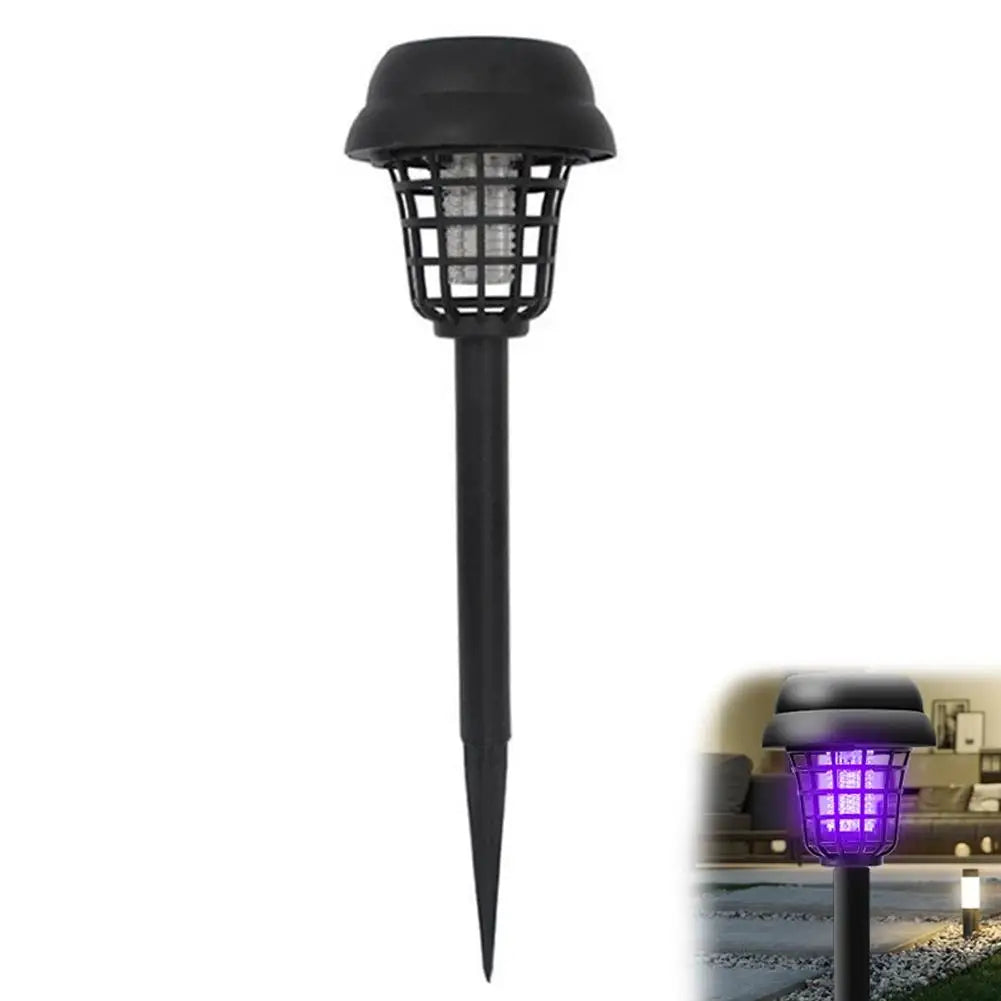 Solar-Mückenlampe für Garten – LED-Solarleuchte mit Insektenvernichter