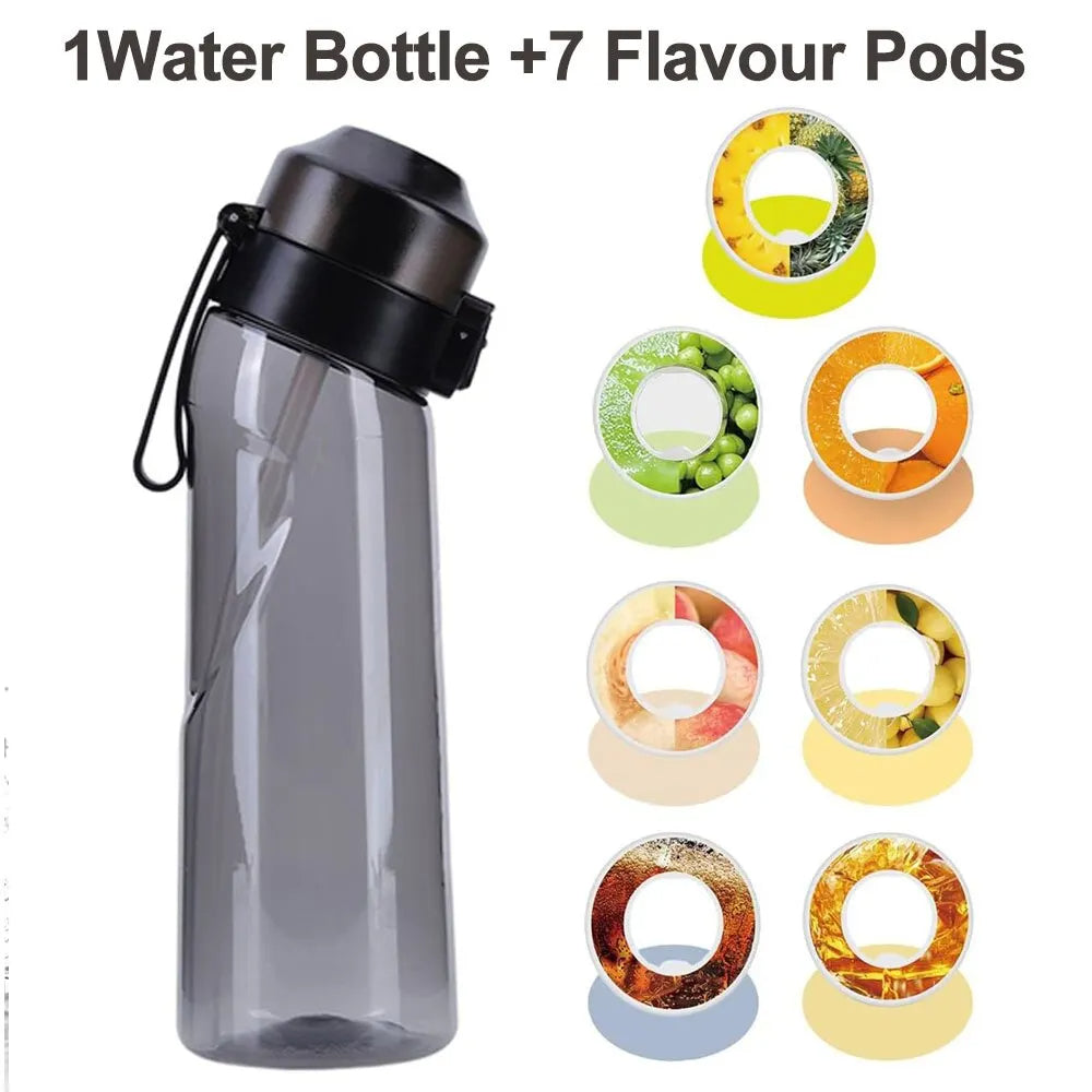 Aroma-Wasserflasche 650ml – Mit 7 Frucht-Pods