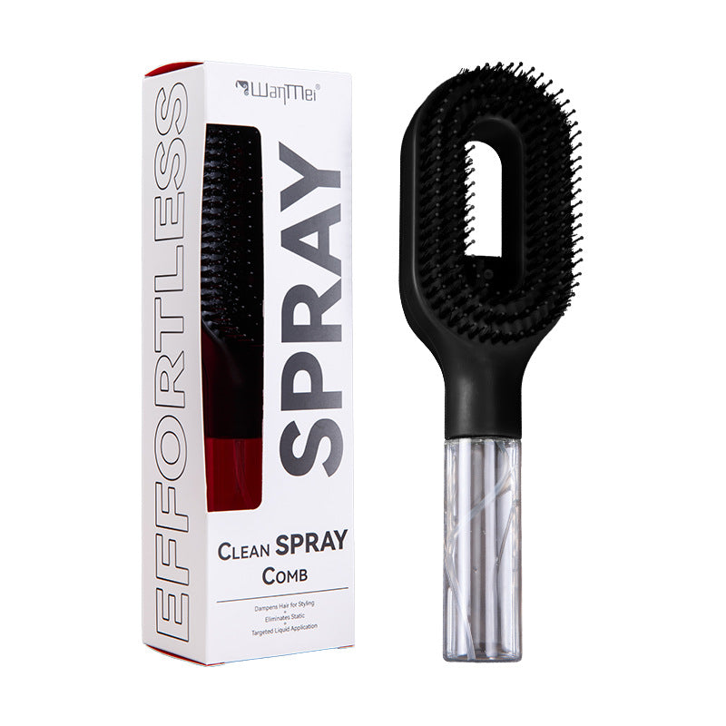 2-in-1 Sprüh-Haarbürste mit Wassertank – Entwirrbürste für alle Haartypen